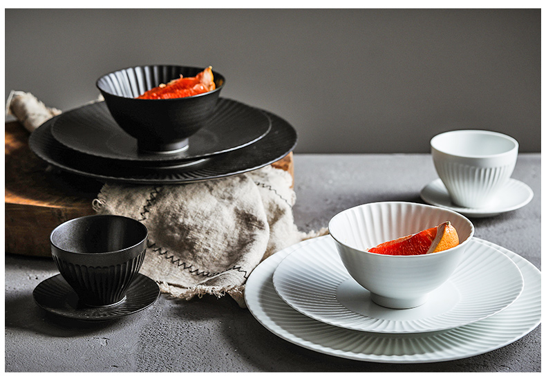 The fawn field'm Japanese imports of ceramic tableware under The glaze color fruit bowl bowl Daisy flat plate