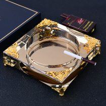 Crystal ashtray creative fashion home large luxury living room office KTV personalized trend customized ashtray