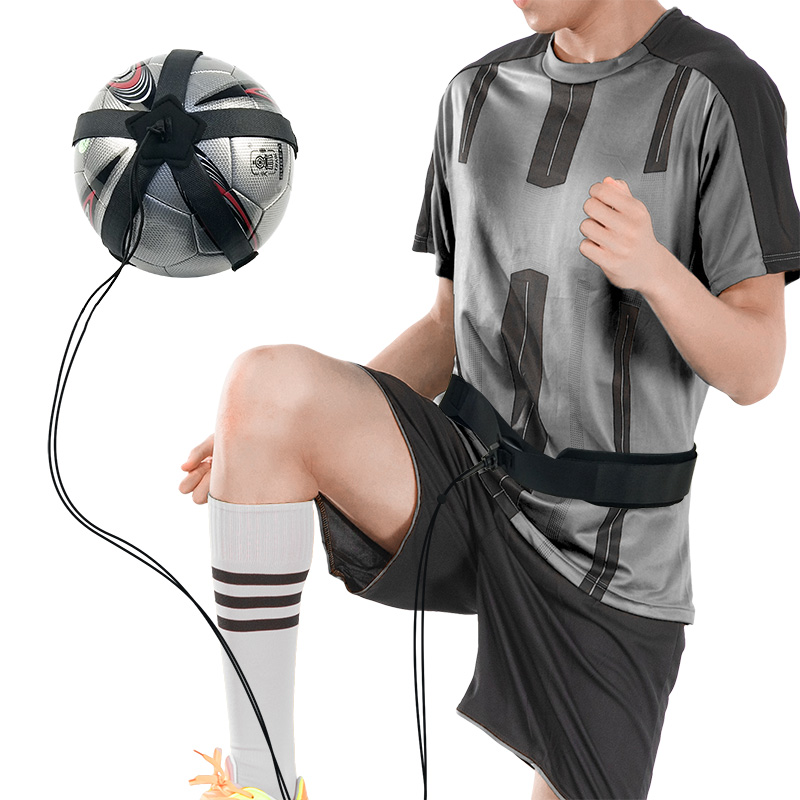 Football training upside-down artifact ball control equipment upside-down ball with adult children kicking assist waist bounce back bumping ball bag