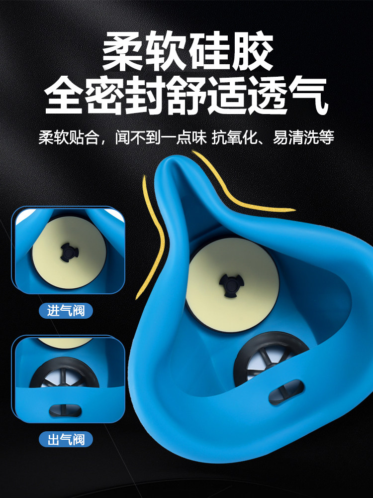 German Dust Mask Gas Mask Official Flagship Store Genuine Labor Protection Supplies Heavy Industry Grade