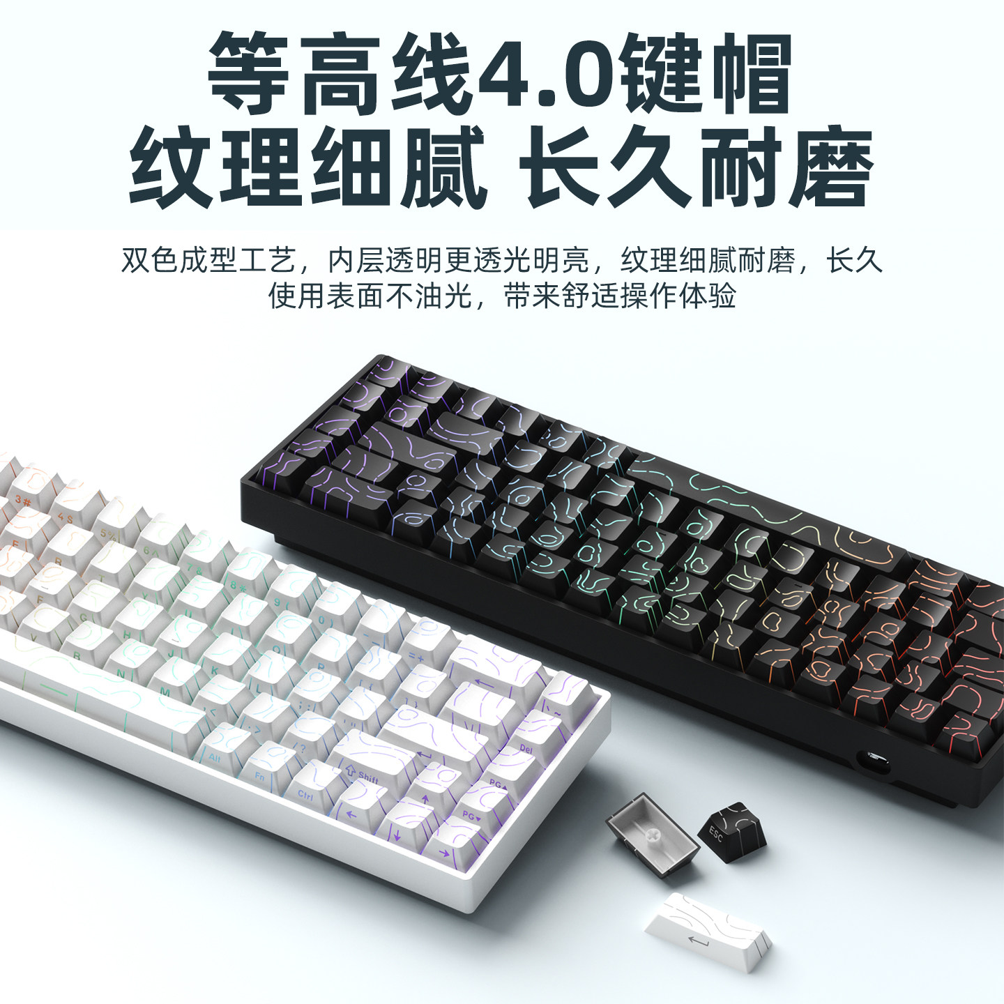 Беспроводная механическая клавиатура ForgeAnt Ruiyi K68 Pro RGB