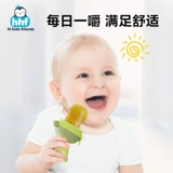 Детский жевательный прорезыватель для прикорма, силиконовая игрушка, сетчатая сумка