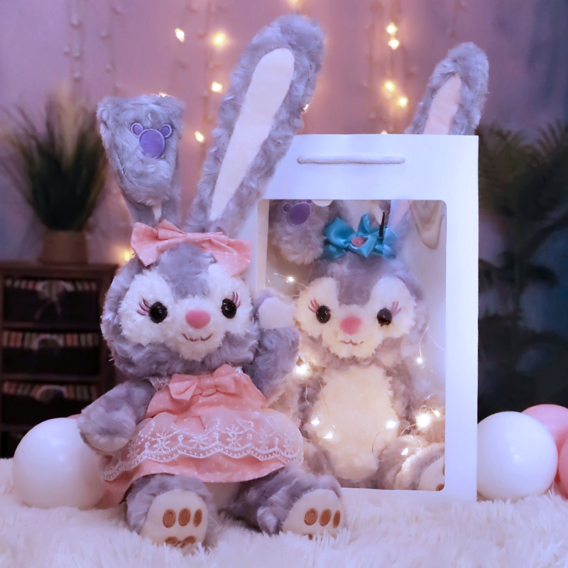 New lead the way doll new world bunny star dew gift box packaging set rabbit plush doll girl cute