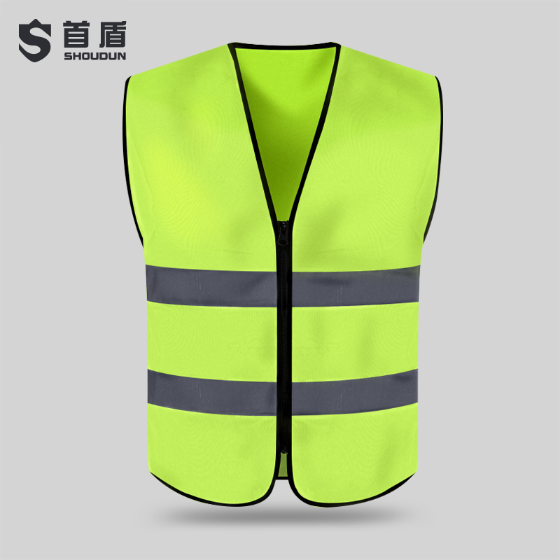 Reflective vest road administration construction process ring guard man fluorescent suit waistcoat traffic safety suit with reflective glistening waistcoat