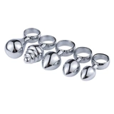 SM Альтернативные металлические конические кольцевые кольцо анальная штепсельная штепсельная вход для новичка для расширения анальной точки точки на заднем дворе Мужчины и женщины мастурбация геев