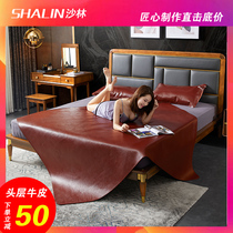 Cow Leather Head Layer Buffalo Leather Mat 1 8 m 1 5m Bed genuine leather Soft Supper Three sets Painted Buffalo Leather