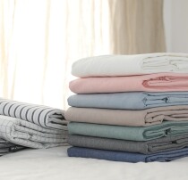 Full cotton fabric linen Single piece student Dormitory Mi Single 1 5m1 8m Double beds All cotton quilts Single quilt cover