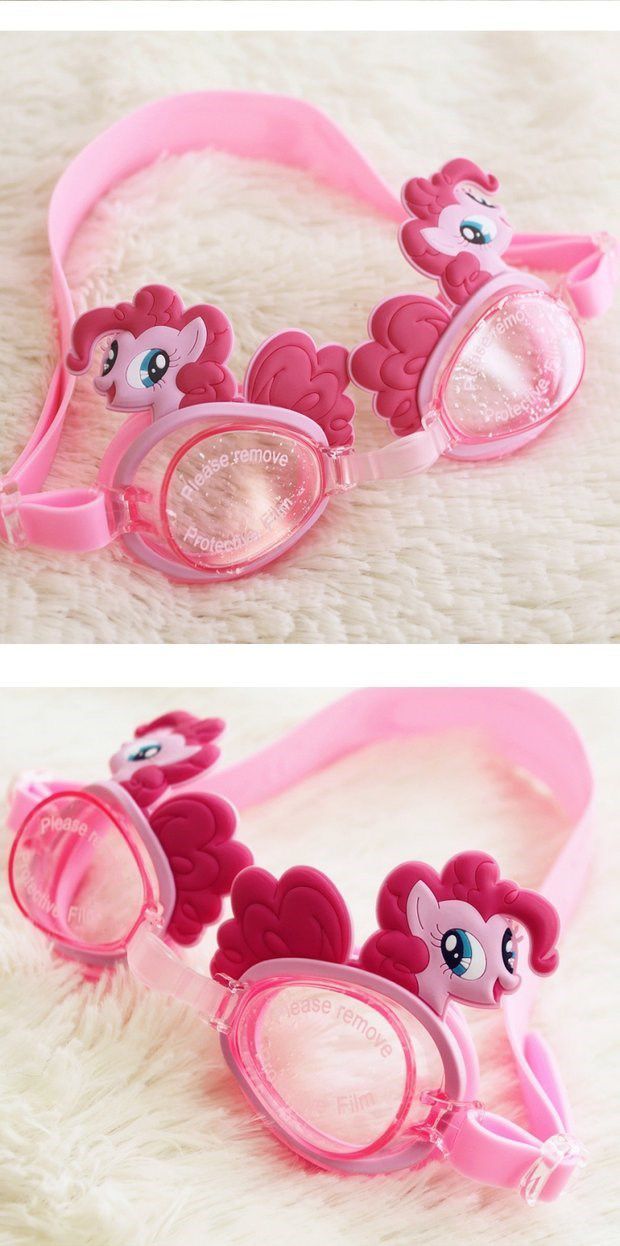 Kính bơi đông lạnh cô gái kính bơi Aisha Princess chống sương mù kính bơi trẻ em - Goggles