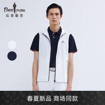 Bjørn Löfven Spring Summer 2022 new mens vest sports stand collar casual comfort comfort vest jacket