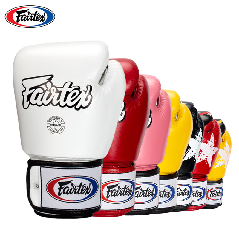 Перчатки для муай-тай Fairtex Philippine Боксерские перчатки BGV1 Кожаные перчатки для муай-тай для детей, мужчин и женщин, тренировки с мешками для песка Изображение 1