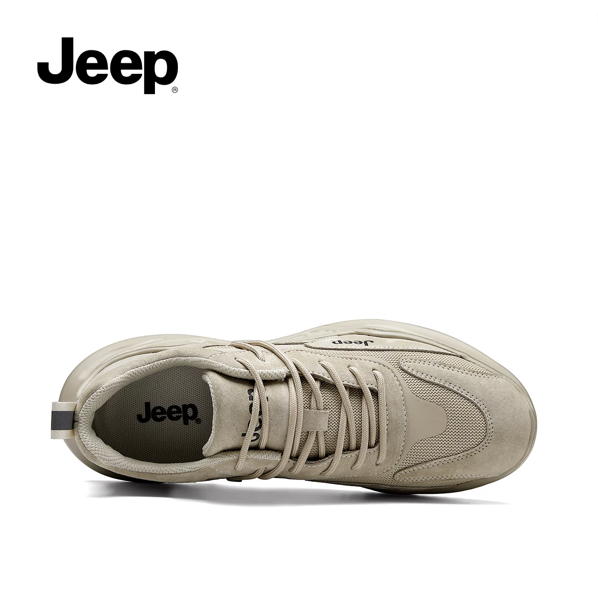 Кроссовки Jeep для мужчин 2025 новые весна-осень беговые кроссовки спортивная дышащая повседневная обувь мужская трендовая обувь