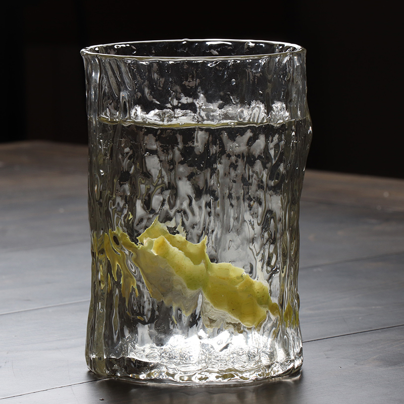 Brisk glass water glass heat resistant and high temperature resistant green tea cup milk cup guests water glass beer cup tea water cup