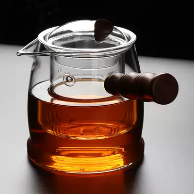 Chang Yitang Heat-resistant Glass Teapot Brewing Tea Tea Boiler Home Boot Black Crystal Furnace Pot