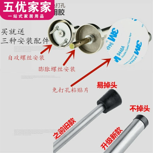 Длинный стеклянный резиновый ограничитель, защита от столкновений