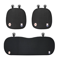 Шелковая подушка, комплект, с вышивкой, 3 предмета