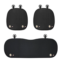 Шелковая подушка, комплект, с вышивкой, 3 предмета