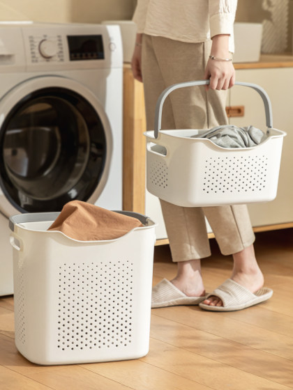 Dirty Laundry Basket, Dirty Clothes Hamper, Household Bathroom Laundry Basket for Dirty Clothes, Bathroom Storage Basket for Clothes