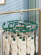 German Stainless Steel Sock Drying Rack for Home Use with Multiple Clips, Windproof Sock Clips, Seamless Drying Tool for Underwear and Panties