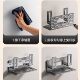Japanese Pot Lid Rack Wall-Mounted No-Drill Stainless Steel Cutting Board Rack Multifunctional Kitchen Storage Rack