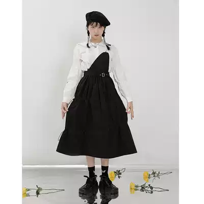 sunsetpark original design front and back wear black oblique baby bag big skirt drawstring hug baby bag skirt dress