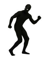 Full-coated COS Invisible Man Halloween Costume Ninja Stealth Clothing skin-clad and stage black-clad adult gig