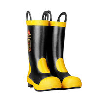 DONGXIAO Firefighting Boots Model 02 1 Pair Firefighter Equipment Training Exercise Rescue Fire Fighting Protection
