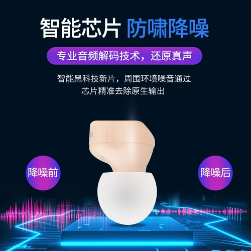 Слухой AID пожилой глухие глухие eli non -backge Young Man Беспроводное невидимое уховое усилитель Cochlea Cochlea