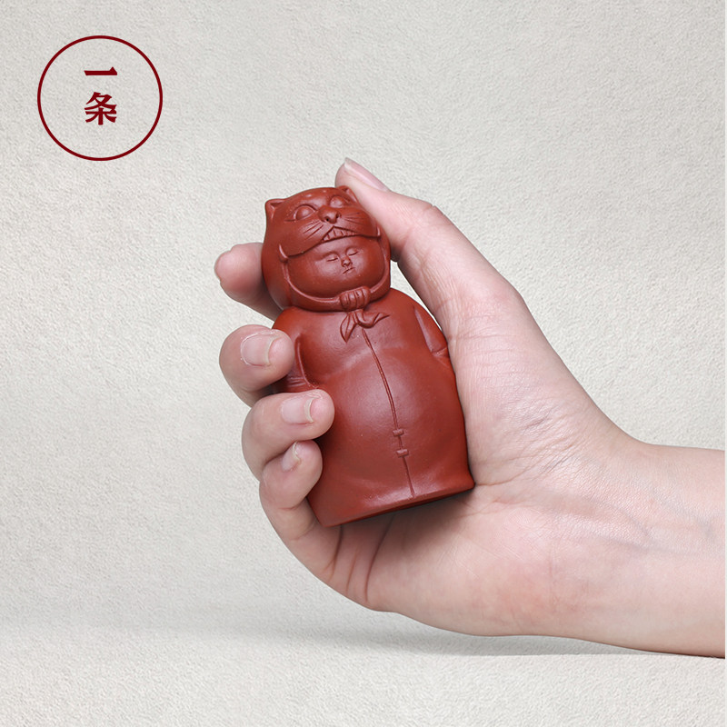 Purple Sand tea pet ornaments fine products can raise mini tea play Kung Fu tea Creative tea ceremony decoration Tea accessories zero matching