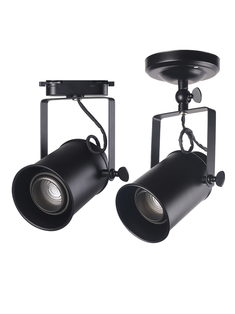 Spot light Industrial retro bar table rail light Clothing store LED track light Commercial ceiling COB ceiling spot light