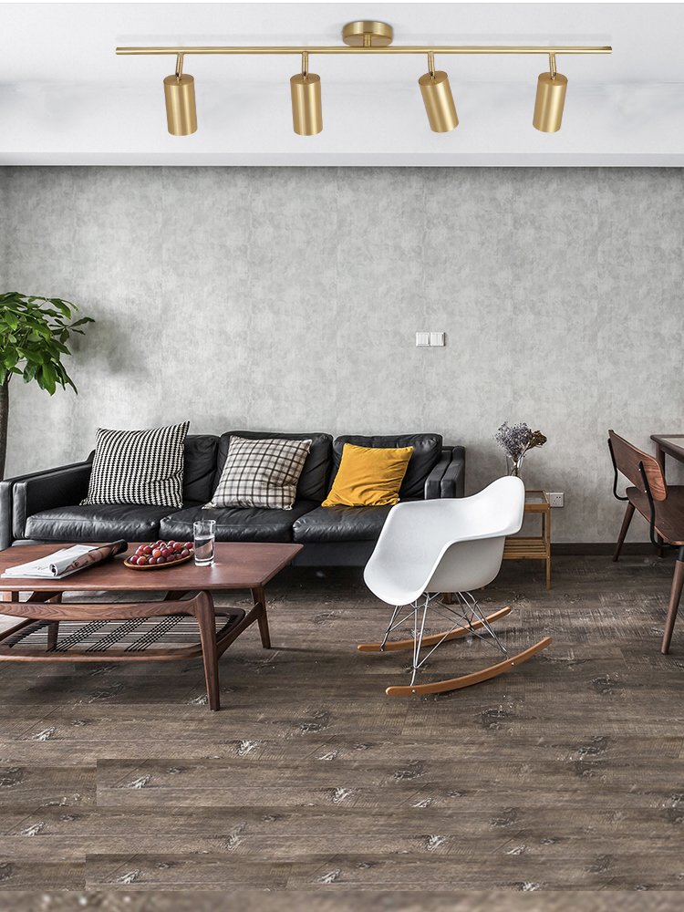 Small Spotlight Mind-set LED Nordic Background Wall Ceiling Rail Light Suction Top Gold Adjustable Angle Commercial Rail Cylinder Light