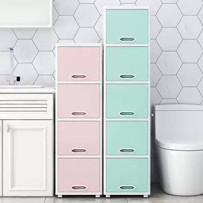 35cm clamshell thick storage cabinet plastic multi-layer storage cabinet kitchen sundries toys and snacks household finishing cabinet