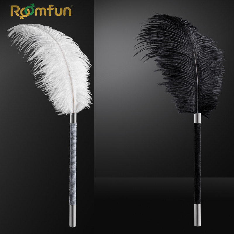 roomfun house anecdox adult SM female excruciarine rump feather alternative toy couple sex teasing interest items