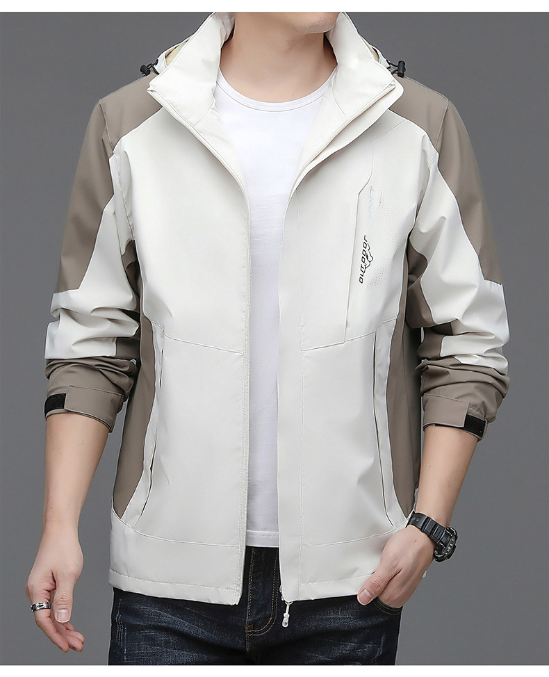 Водонепроницаемая весенняя трендовая куртка с капюшоном, 2026 года, тренд сезона Romon / Romon 