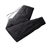 Luo Meng goose down down pants mens 2024 winter thickened warm and cold-proof outer wear leggings casual long pants mens style