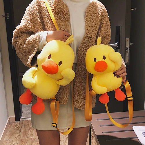 TikTok, B.Duck, мультяшный милый плюшевый рюкзак, 2020, новая коллекция, популярно в интернете
