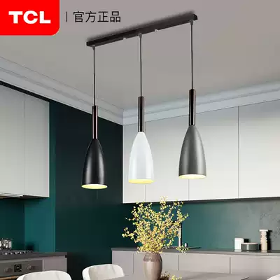 TCL personality creative chandelier Nordic home bar lamp dining room fishing line chandelier simple modern three-head dining room lamp