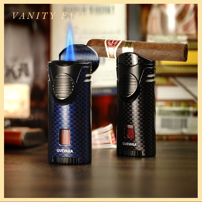 VANITYFAIR windproof lighter cigar lighter inflatable portable metal body cigarette holder design
