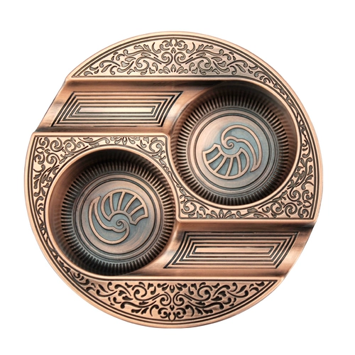 Ретро металлическая ударопрочная пепельница