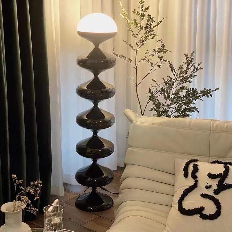 Nordic Medieval Cream Wind Art Hyacinth Floor Lamp Mesh Red Decoration Brief Living Room Bedroom Sofa Side Wall Corner Lights-Taobao