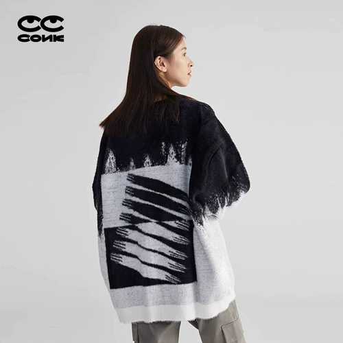 CONKLAB Дизайнерский свитер, демисезонная парная одежда для влюбленных, трикотажная куртка, этнический стиль