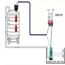 Controller water level liquid level switch water tower water pump pool pumped water intake double floating ball switch tank fully automatic