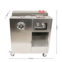 Electric high-power stainless steel commercial meat grinder for meat cutting and meat mincing machine for butcher shop ZY-5