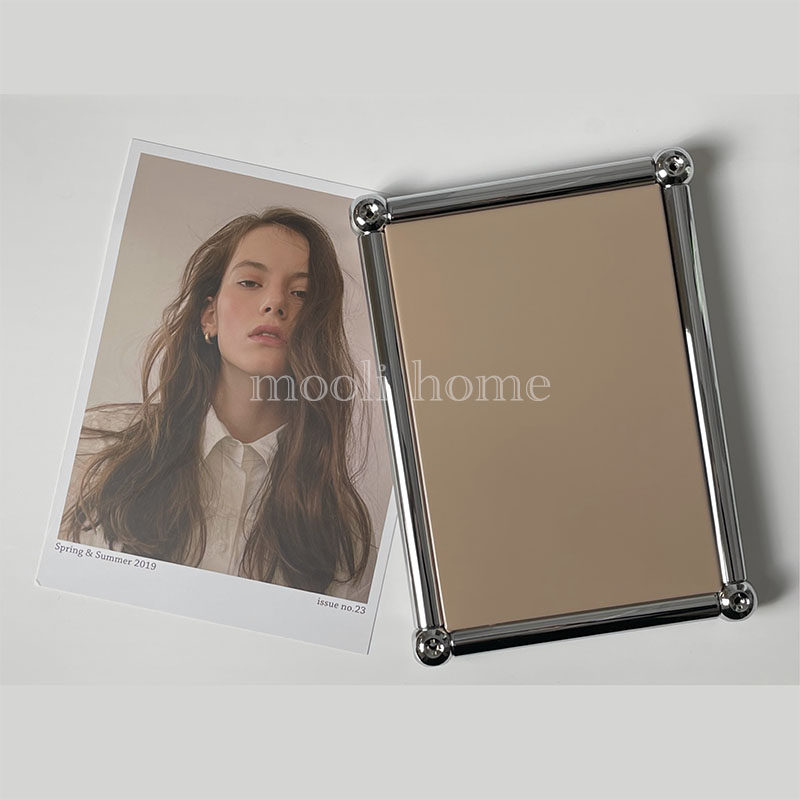 mooli home modern minimalist stainless steel ins net red green decorative tray cosmetic white storage tray