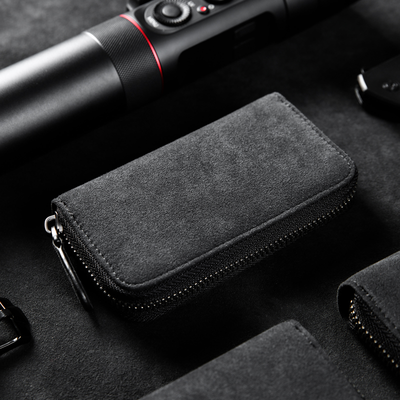 New key bag Men's large capacity genuine leather multifunction Home Access Control Lock Key Card Bag Zero Wallet