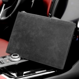 Мужская вместительная и большая маленькая сумка клатч, сумка с петлей на руку, из натуральной кожи