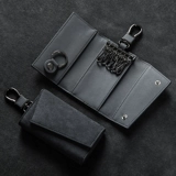 Ключница, монеты, универсальный вместительный и большой элитный бумажник, из натуральной кожи