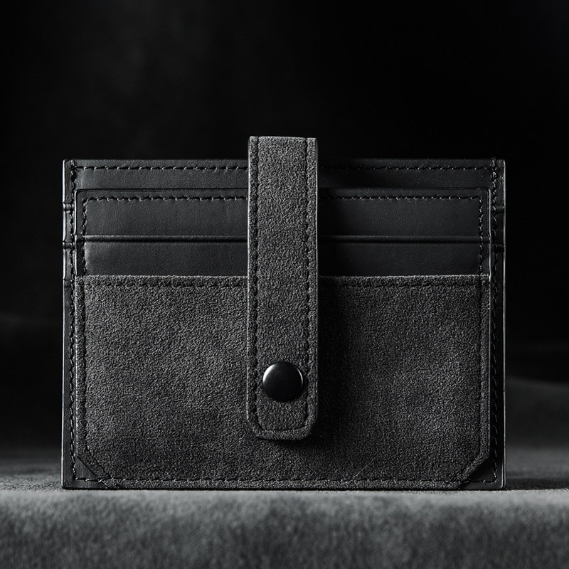 Ultra-thin high-end card bag men's leather card set multi-card small multi-function driver's license leather case identification card bag tide
