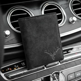 Мужской короткий трендовый модный ультратонкий бумажник для школьников, делается под заказ, из натуральной кожи