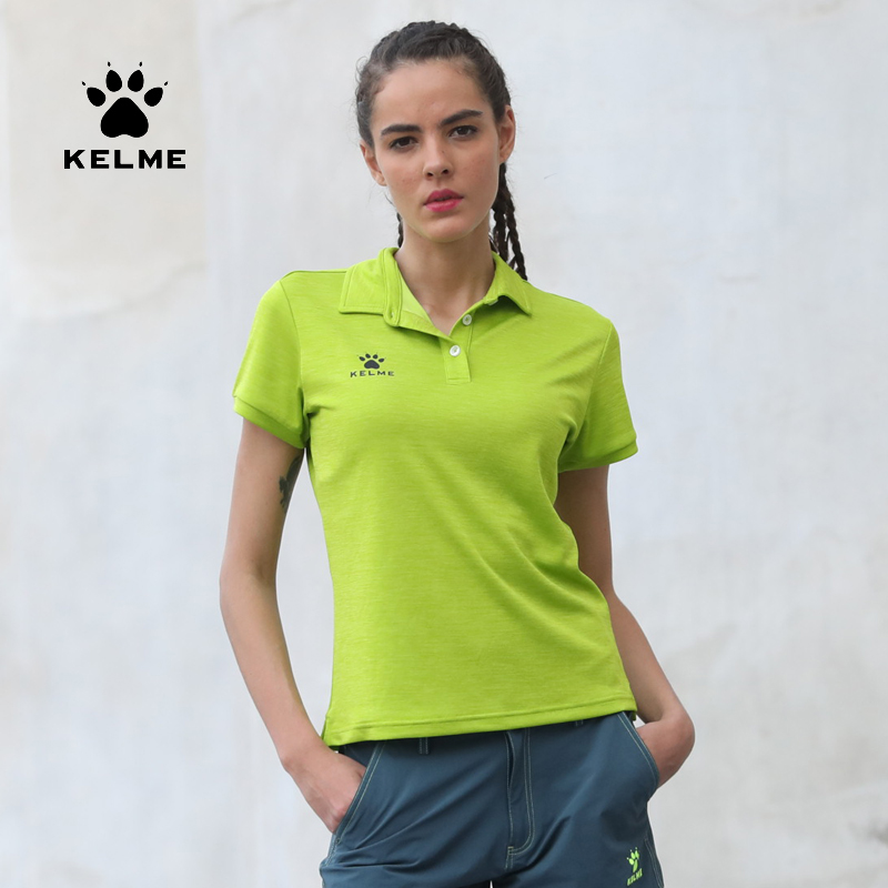 KELME Calmei short sleeve POLO shirt spring and summer slim sports running T-shirt training fitness T-shirt