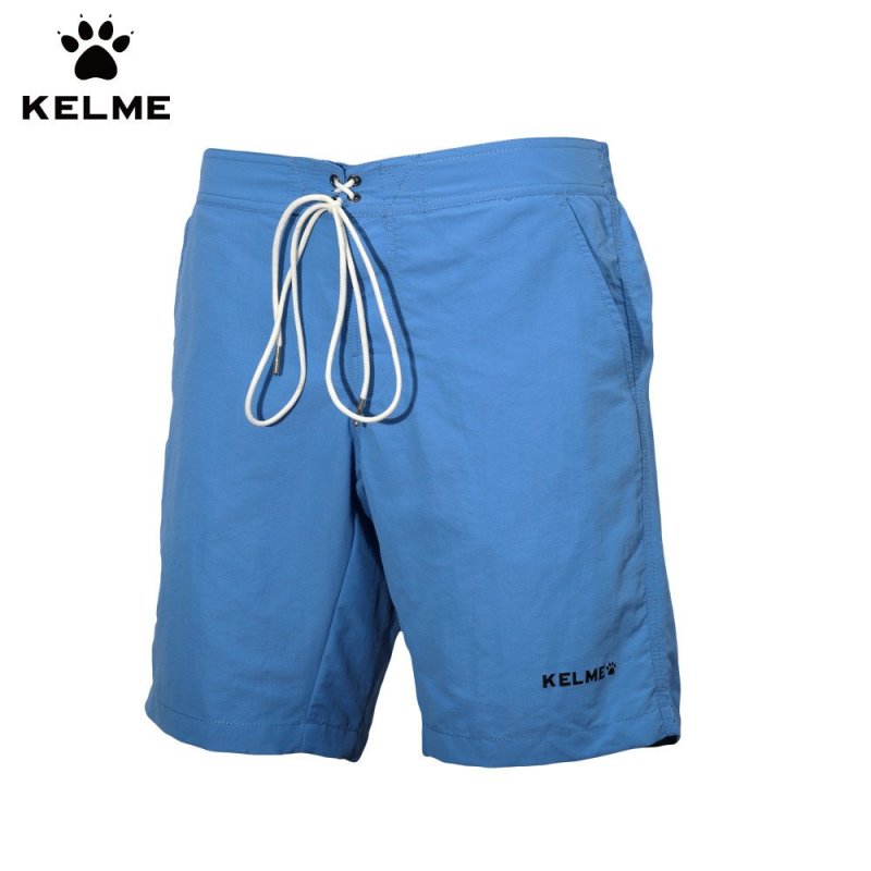 KELME Kaley Casual Shorts Men Shorts Summer Beach Pants Men's Sports Fitness Pure Color 50% Pants